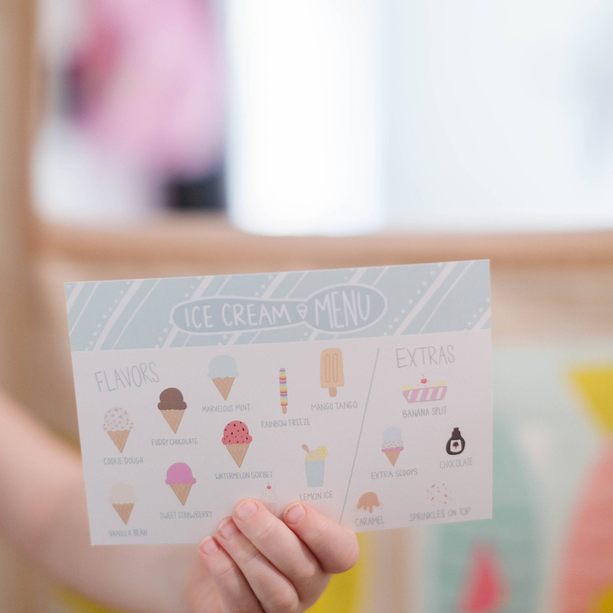 Ice Cream Notepad Activity Set