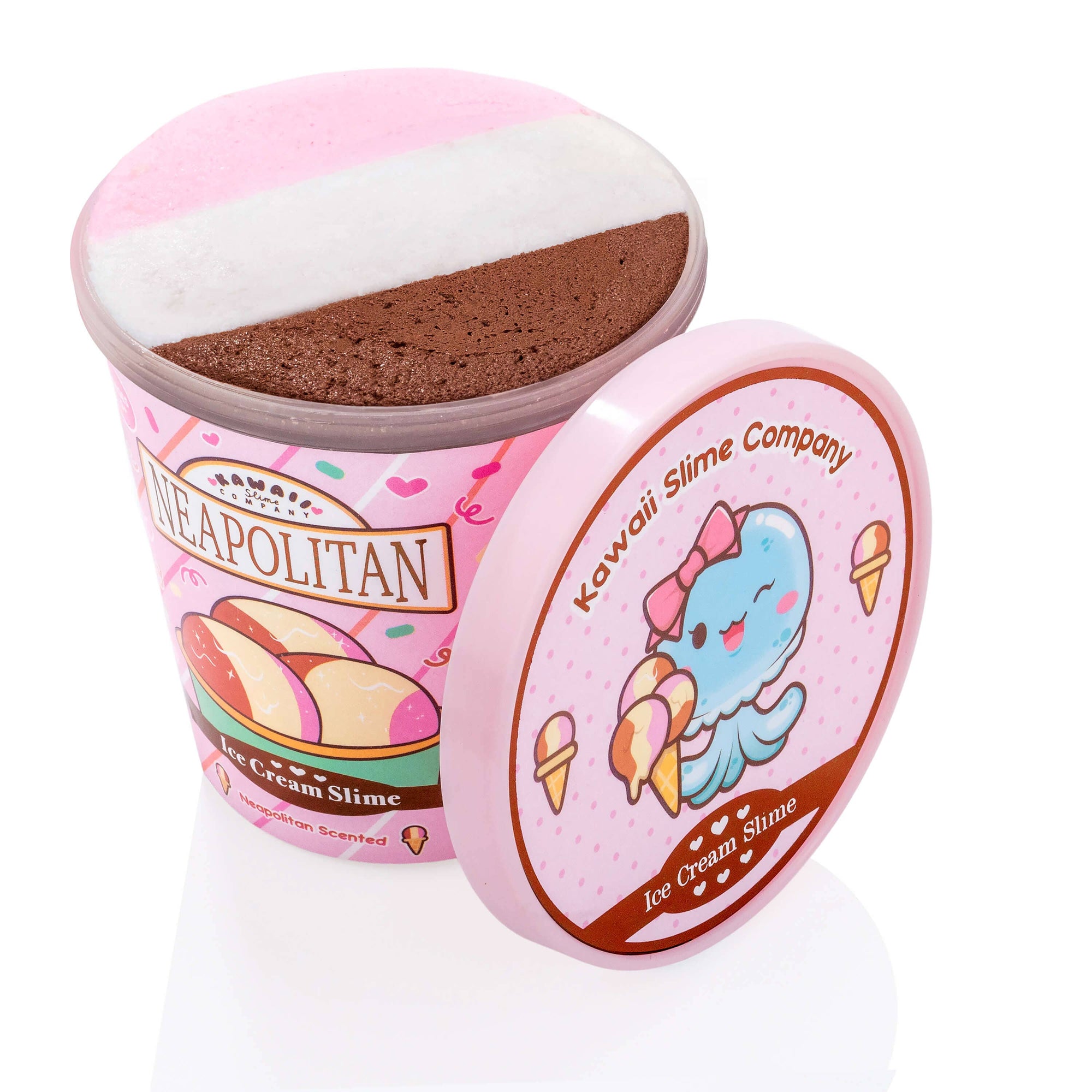 Neapolitan Scented Ice Cream Pint Slime