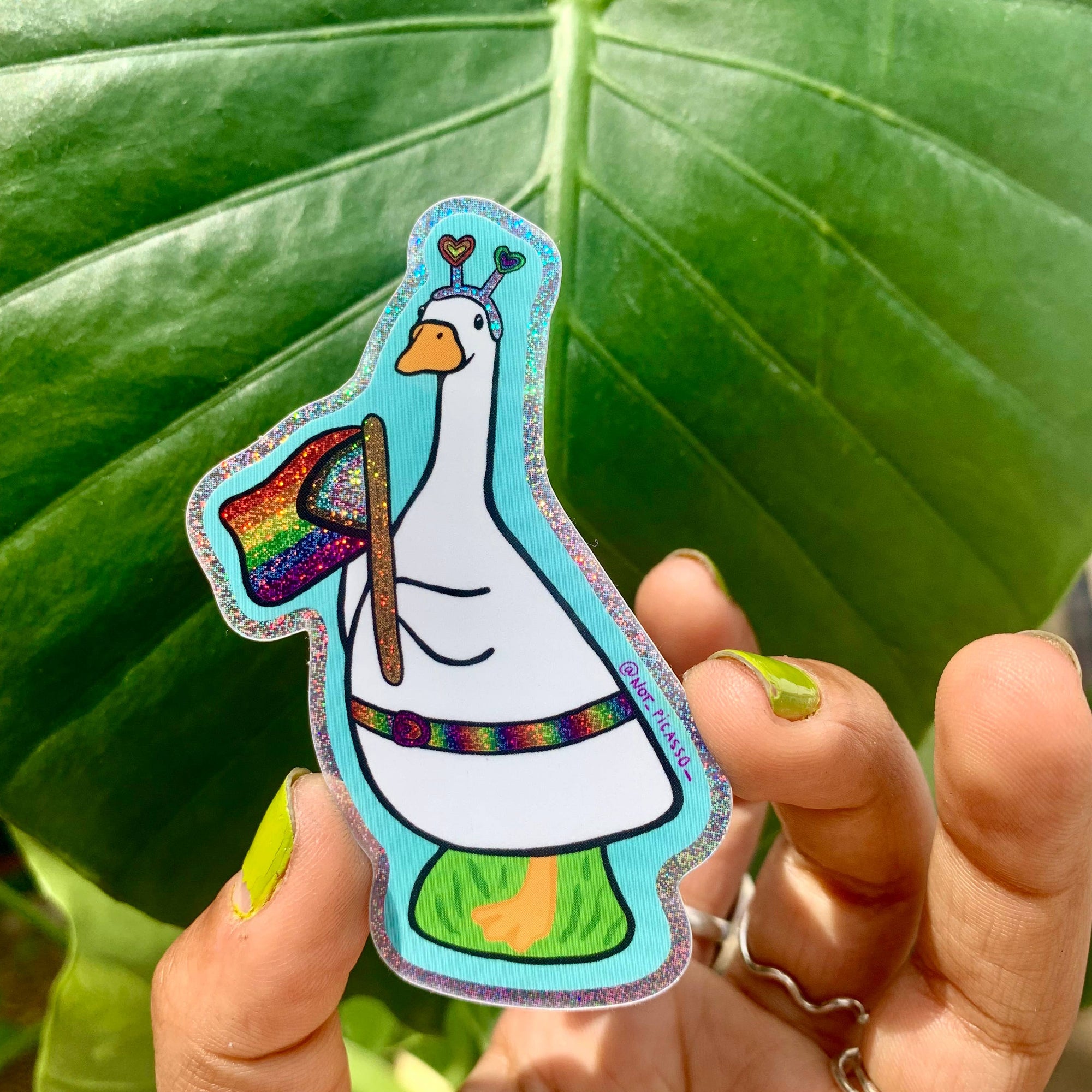Pride Goose Sticker