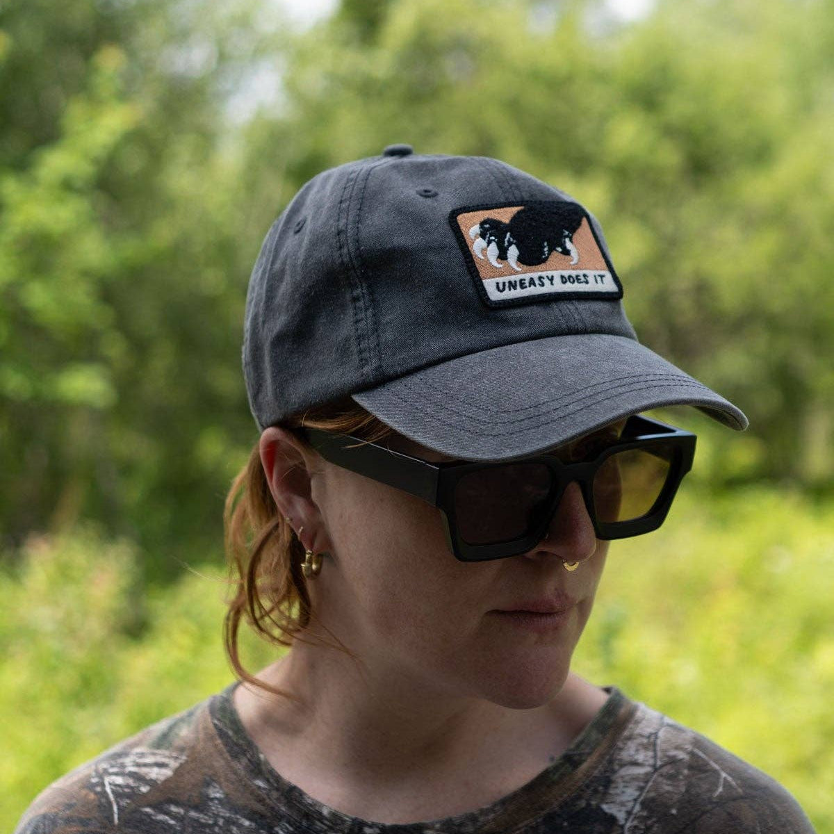 Uneasy Does It Patched Dad Hat