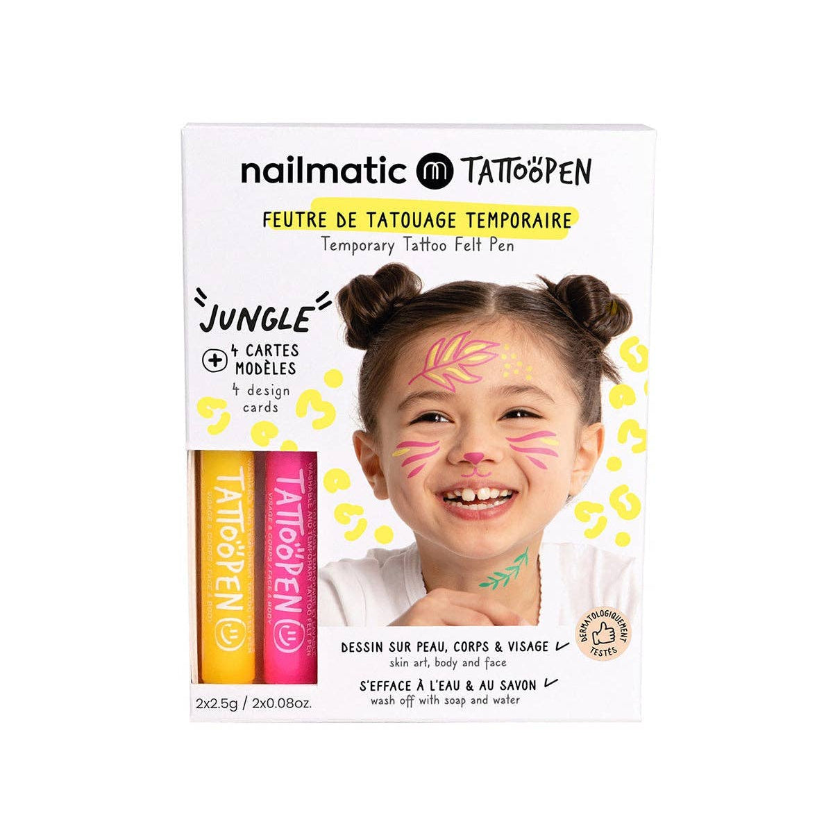 Tattoo Pen Set for Kids JUNGLE