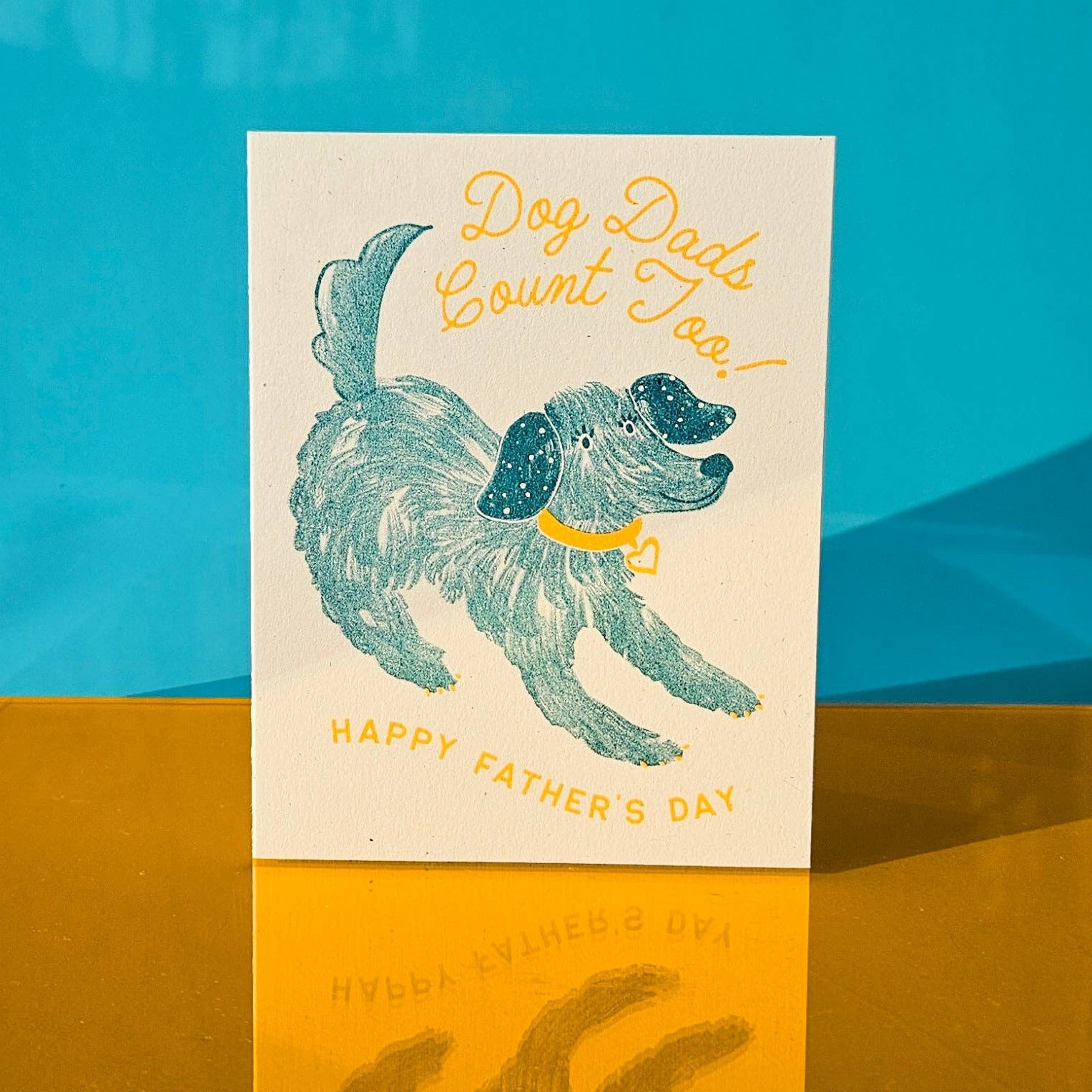 Dog Dads Count Too - Risograph