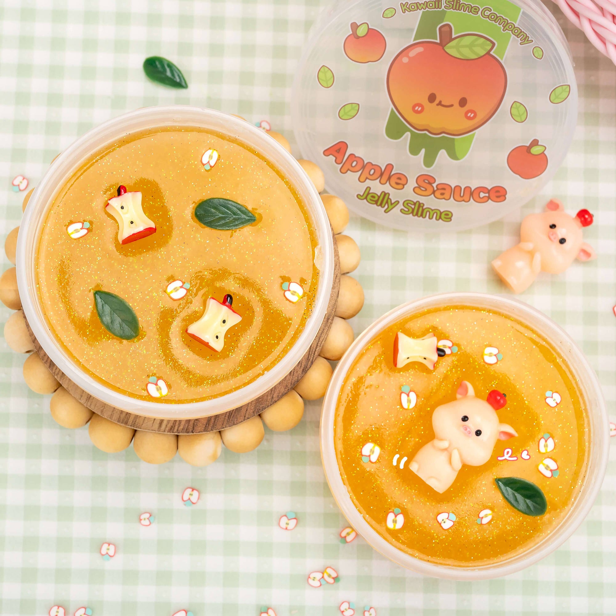 Apple Sauce Jelly Slime