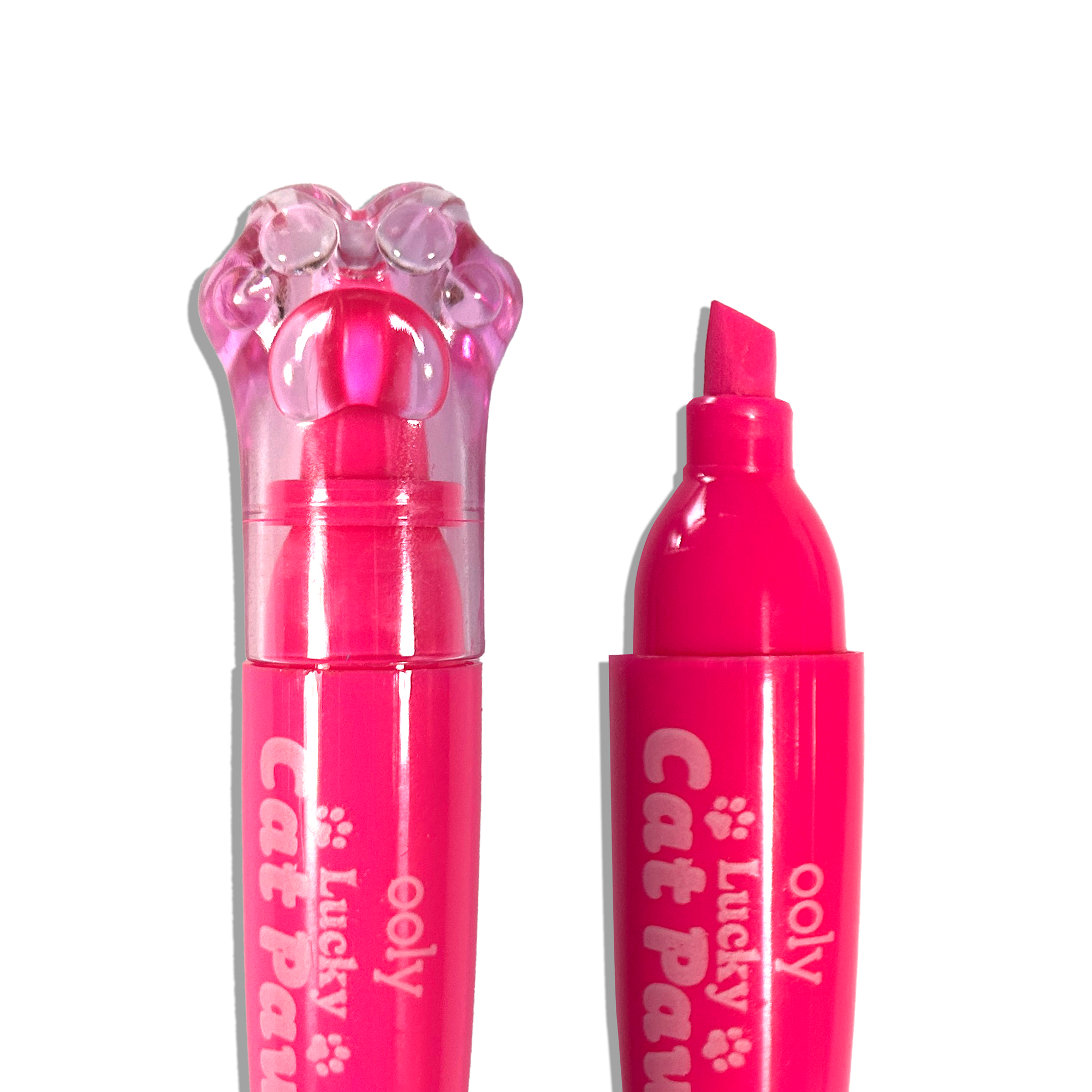 Lucky Cat Paw: Neon Highlighters - Berry Scent (Set of 6)