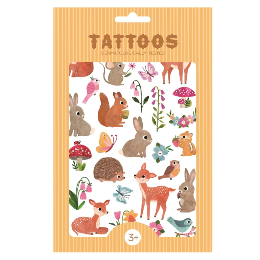 Woodland Friends Tattoos -Suzy Ultman