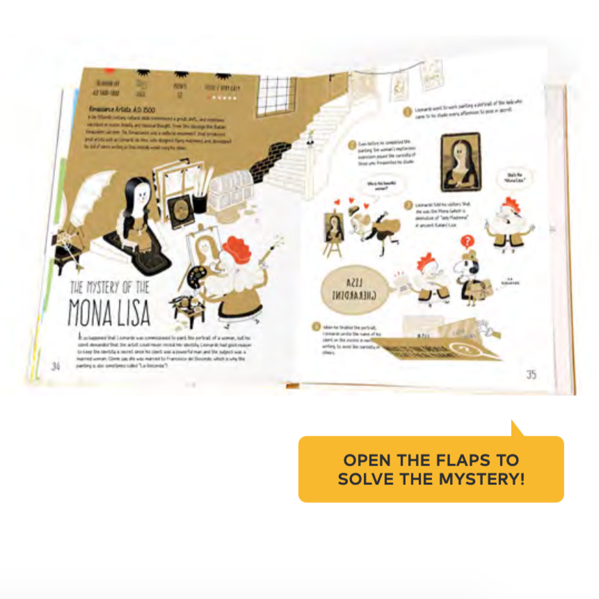 page showing instructions on interactive options