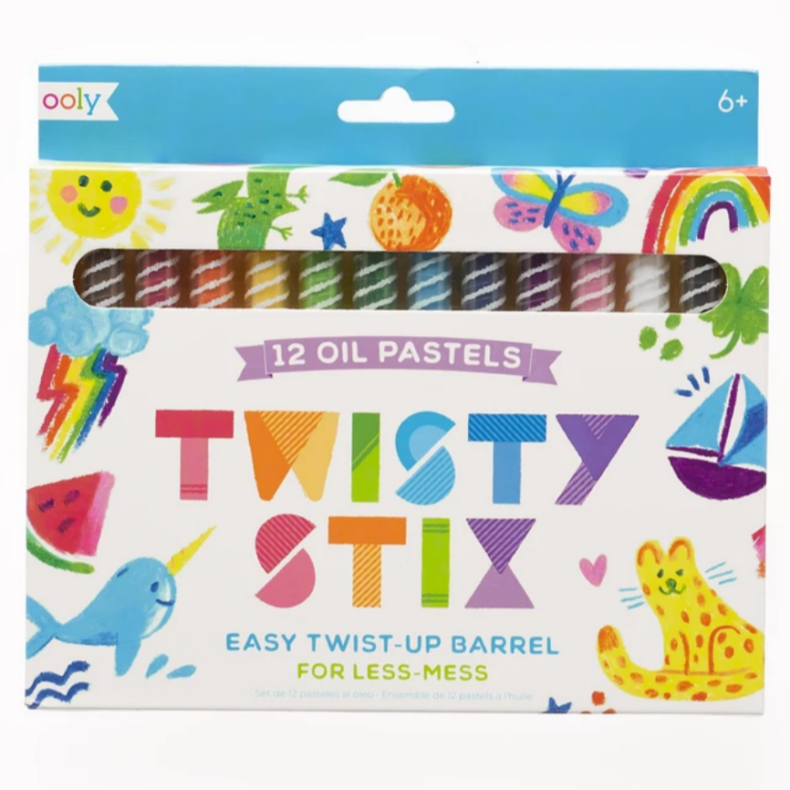 colorful bow with 12 twisty sticks