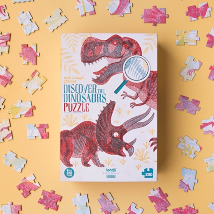 Discover the Dinosaurs Puzzle -200 pieces
