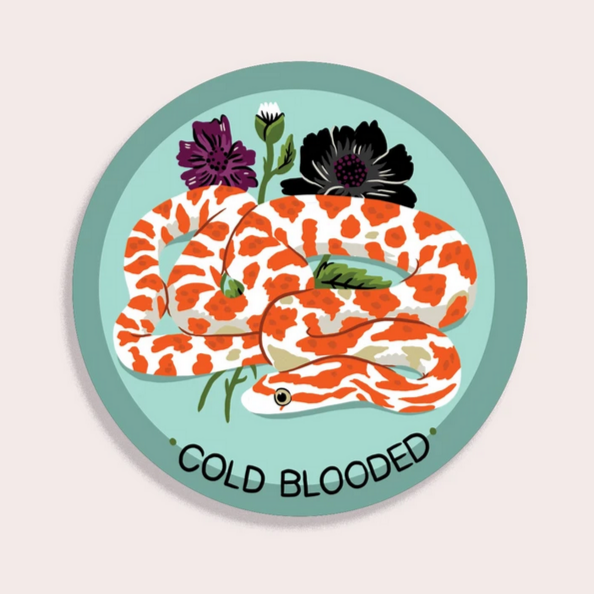 Cold Blooded Vinyl Sticker