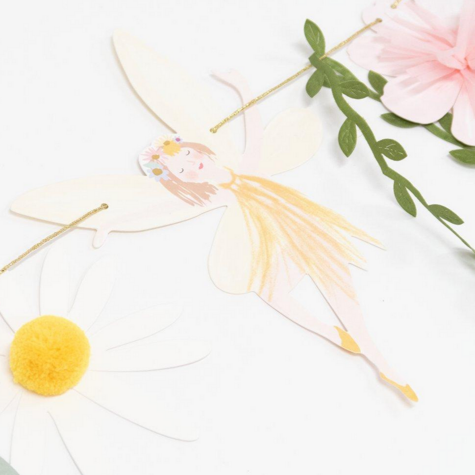 close up of fairy and flower