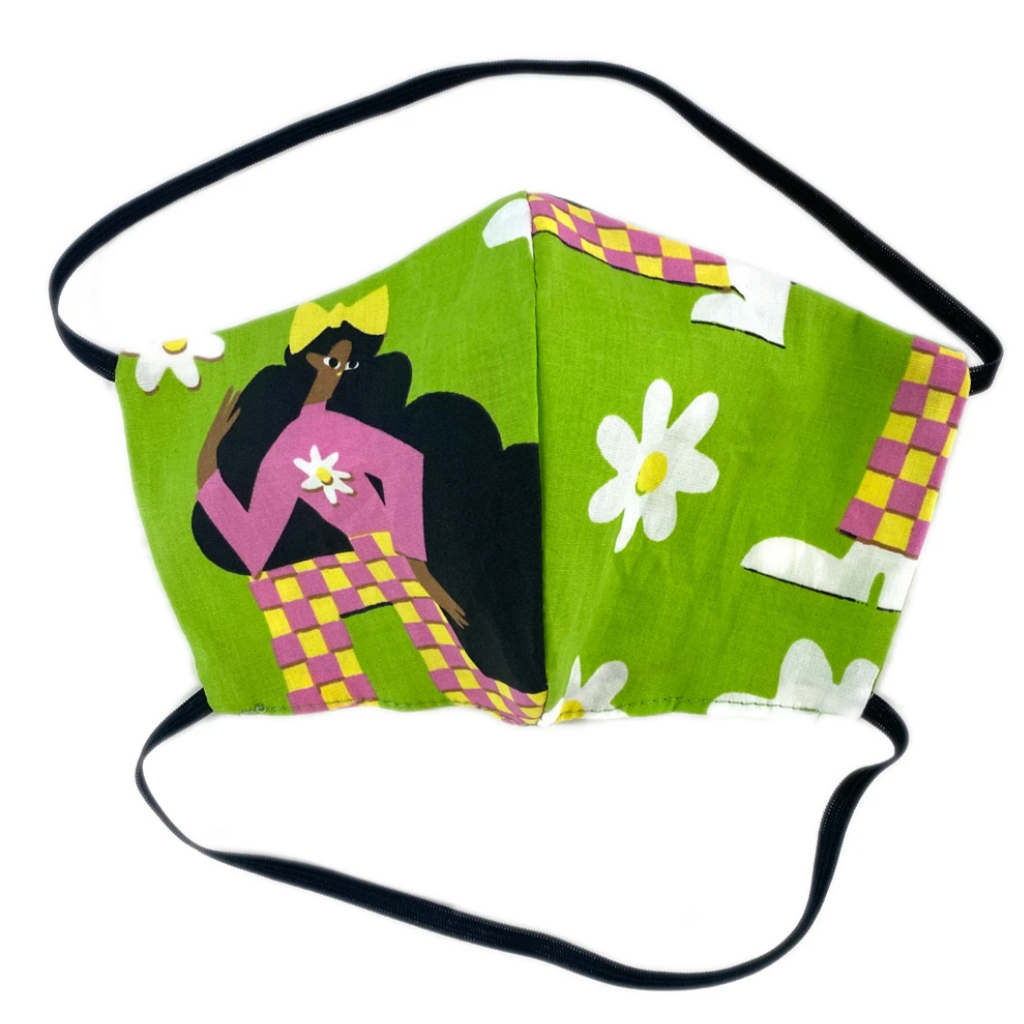 NOOWORKS Mask Checkered Ladies -adult (one size)