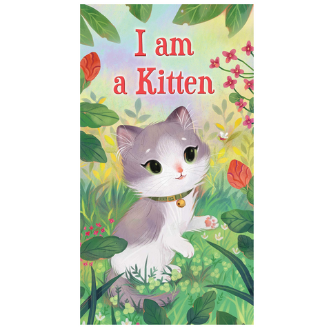 cover of book showing grey kitten with collar and bell