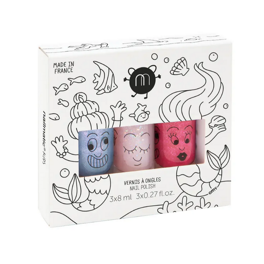 Mermaid Nail Polish Set -set of 3