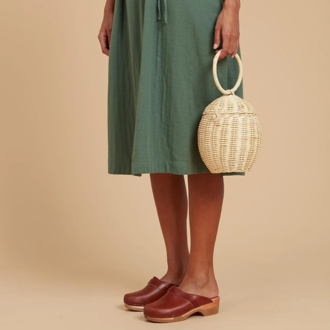 Rattan Egg Basket