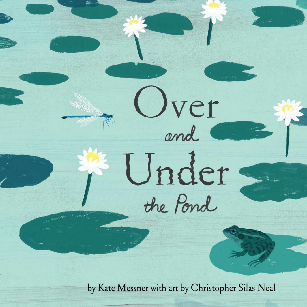 back cover with lilypads