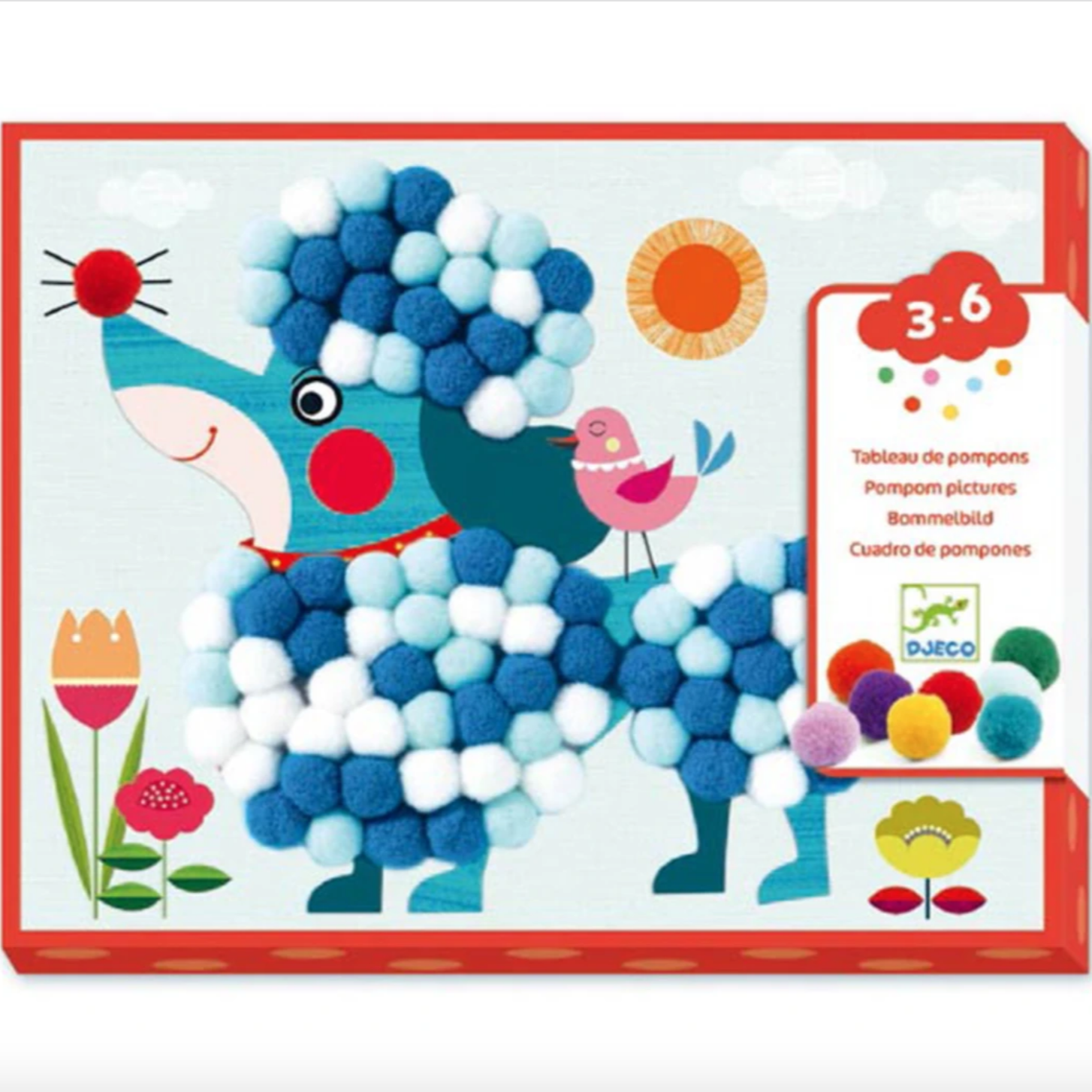 PomPom Puppies Collage Craft Kit