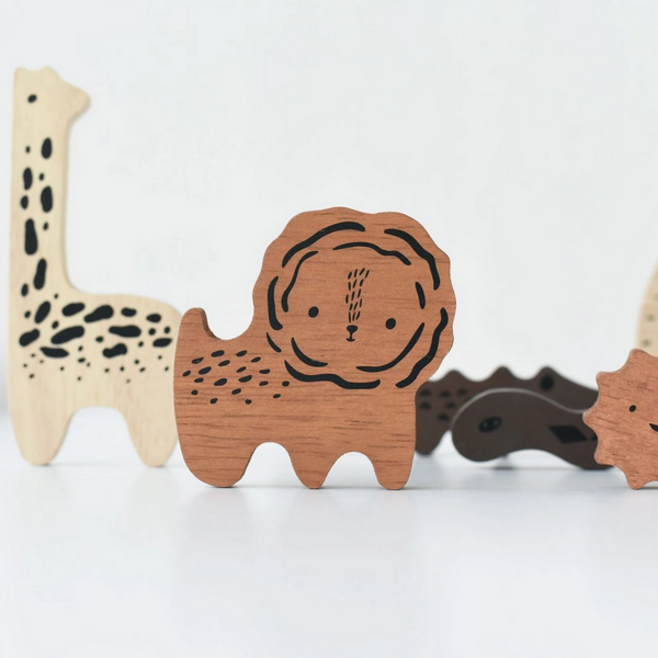 Wooden Tray Puzzle -safari animals 2yrs+