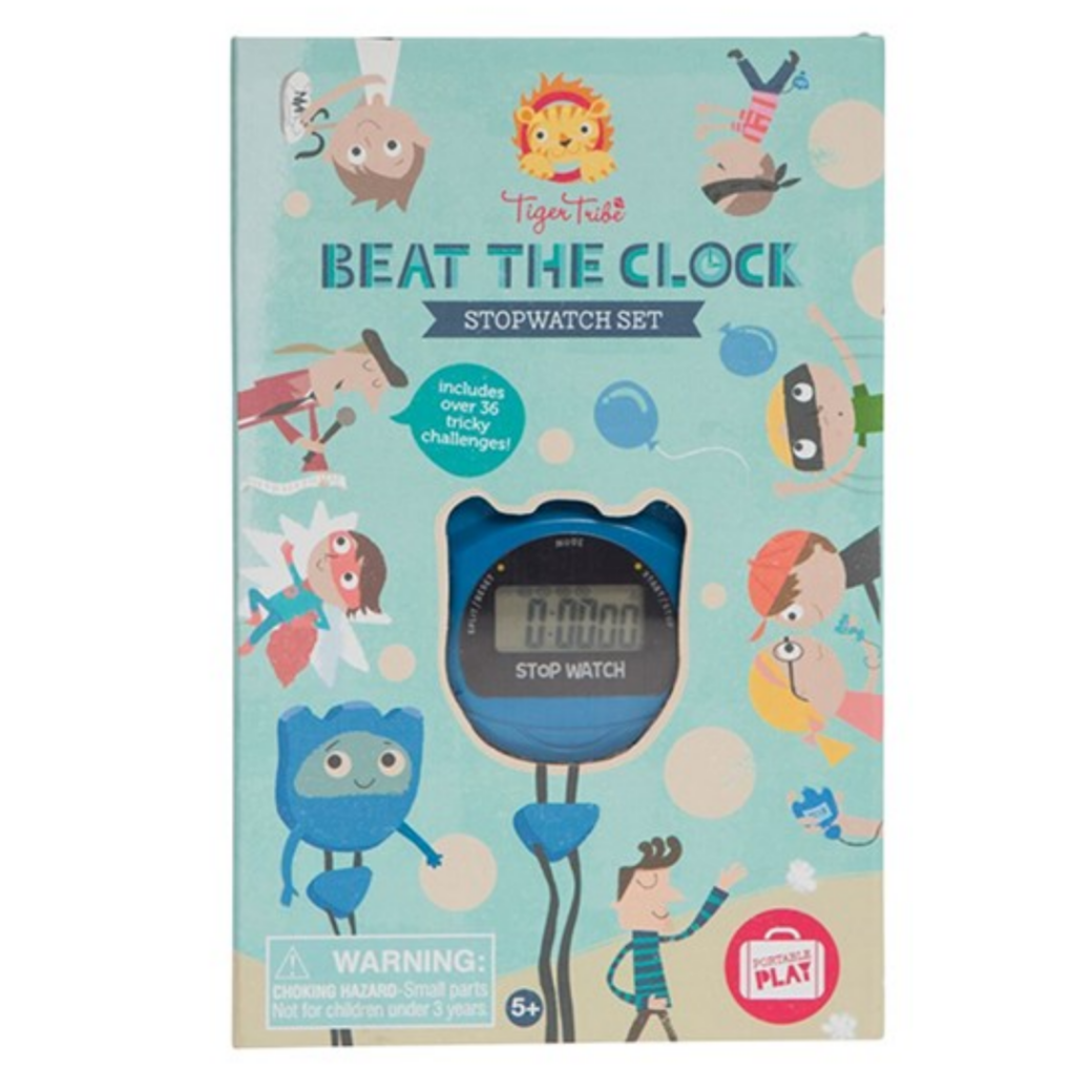 box with stopwatch in the middle