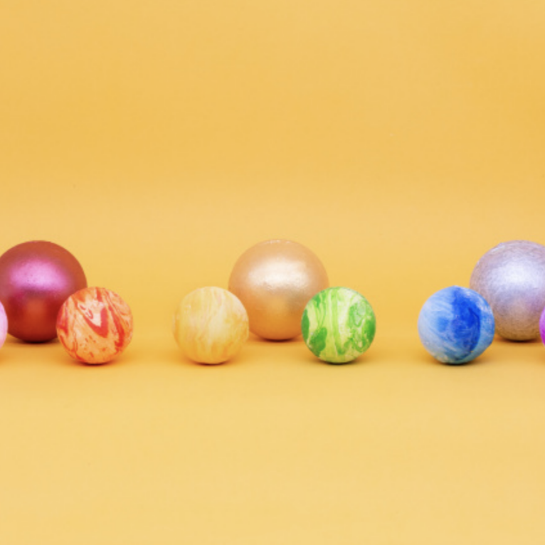 Twee Sidewalk Chalk-Mason’s Planets Set