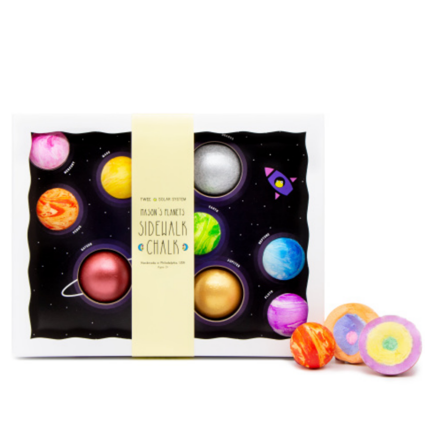 Twee Sidewalk Chalk-Mason’s Planets Set