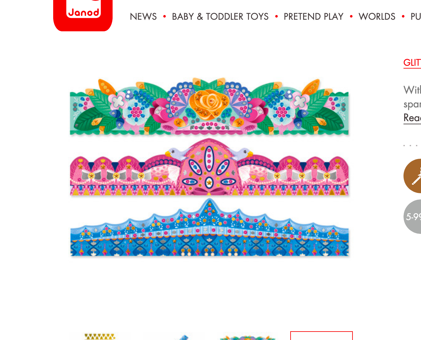 Jewel and Stickers Crown Kit