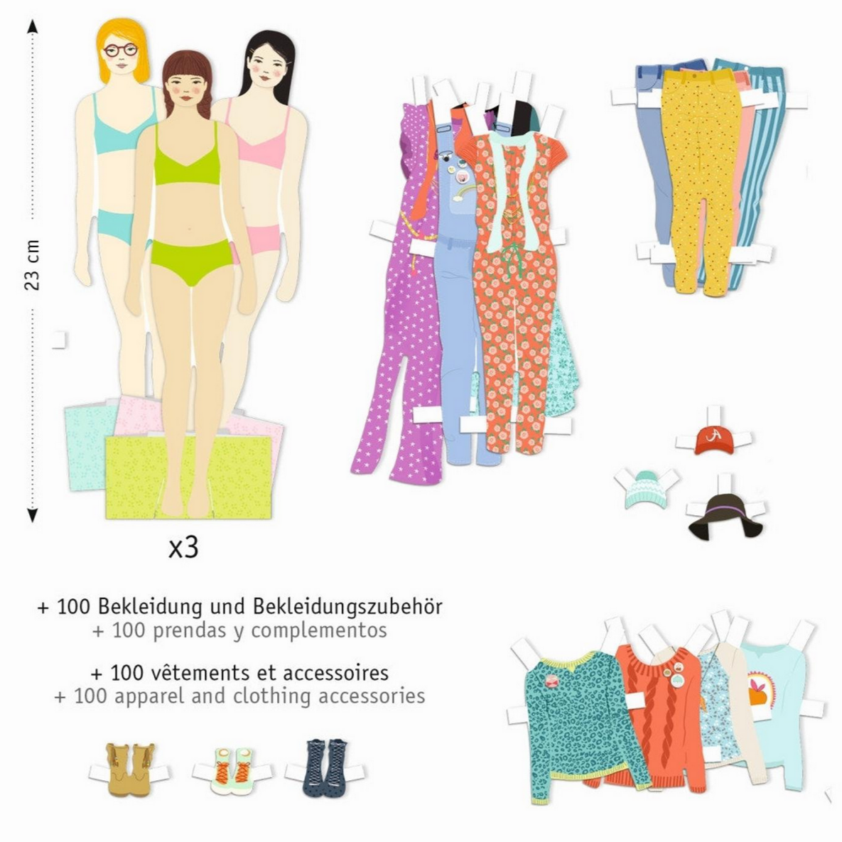 Le Grand Dressing Room Paper Dolls Activity Kit