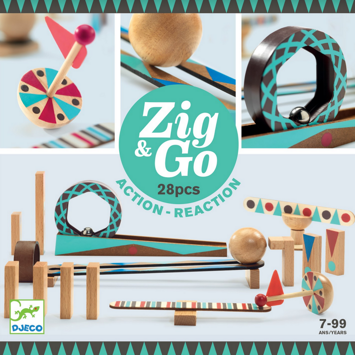 Zig & Go -Action Reaction Roll -28pcs