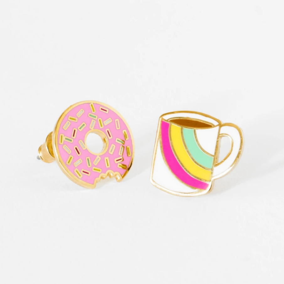 Coffee & Donut Earrings