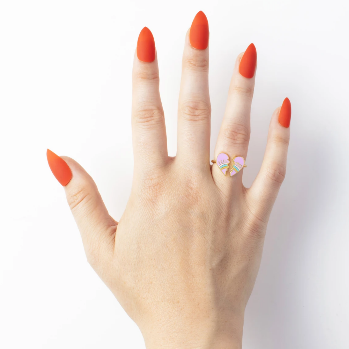 Adjustable Heart Feelings Ring