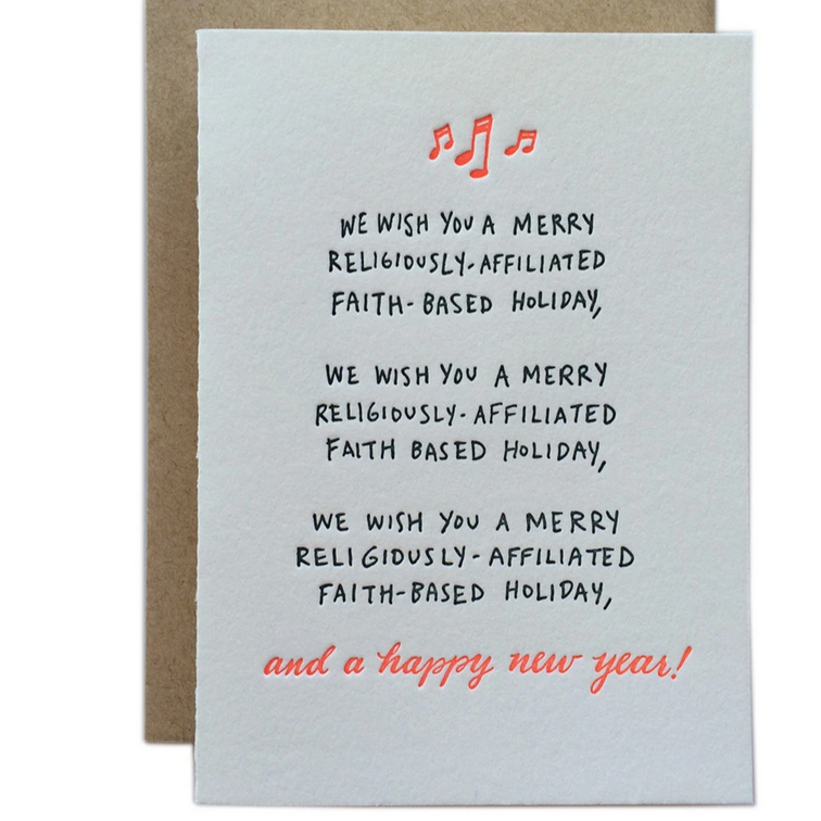 Merry Religiously-Affiliated Faith-Based -Holiday Card
