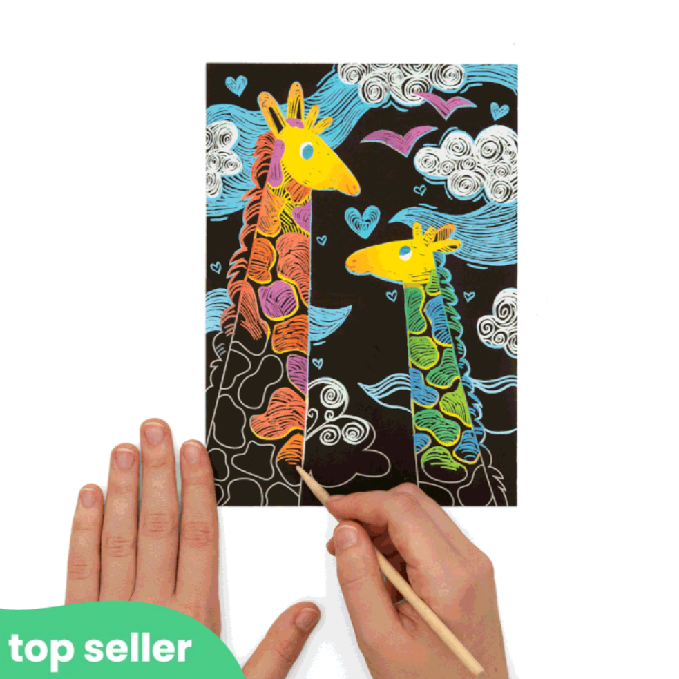 Scratch & Scribble Art Kits: Monster Pals