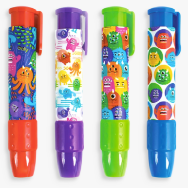 Click-It Erasers: Monster