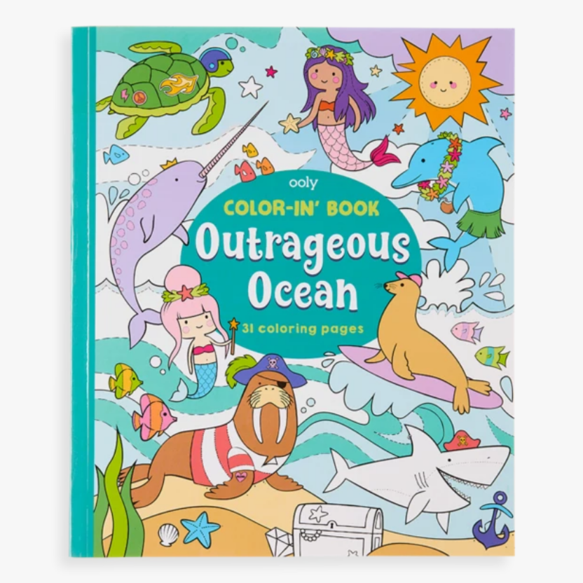Color-in’ Book: Outrageous Ocean