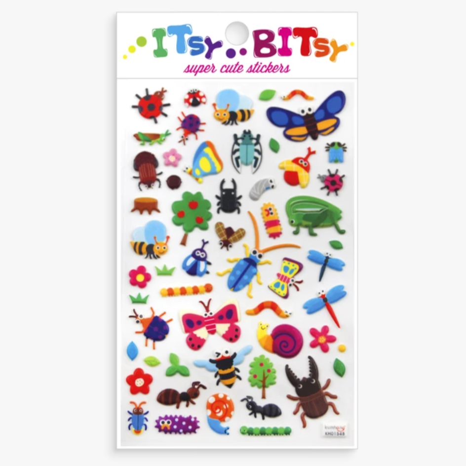 butterfly and bug stickers