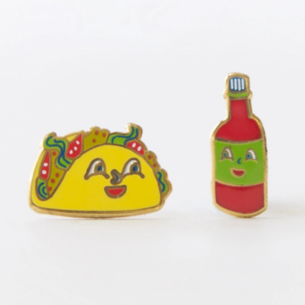Taco & Hot Sauce Earrings