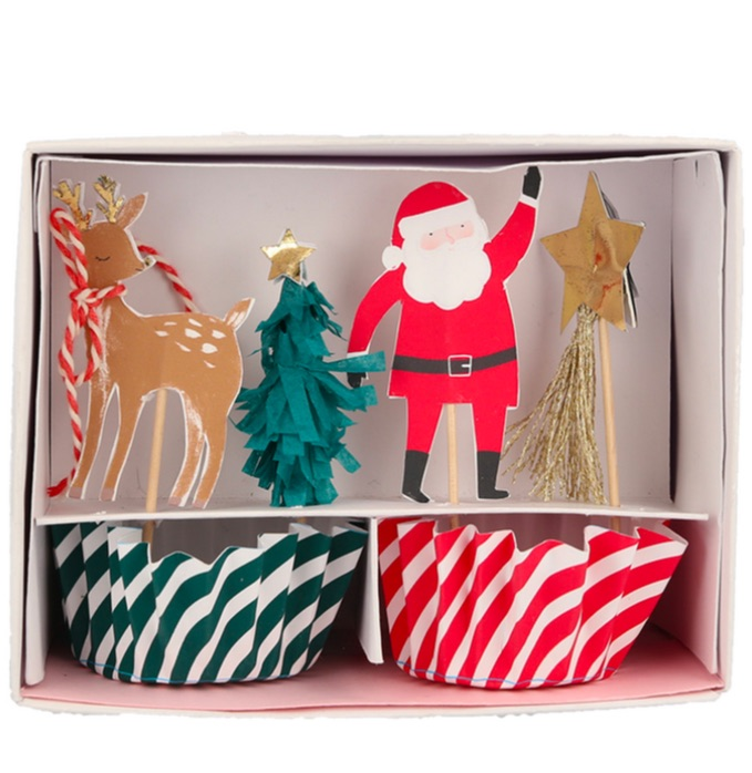 Festive Icon Cupcake Kit (24 toppers)