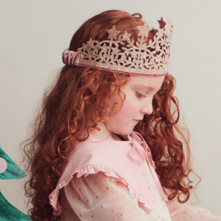 Glitter Fabric Star Crown