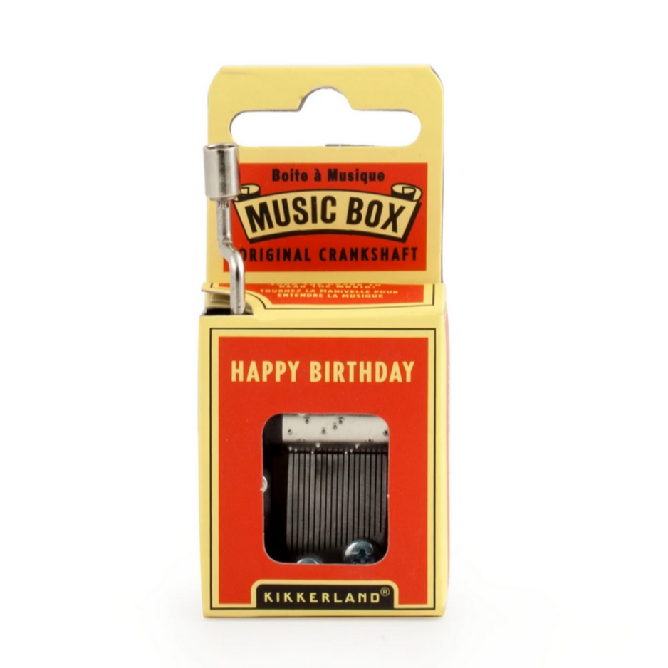 Happy Birthday Crank Music Box