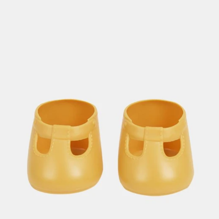 orange doll shoes