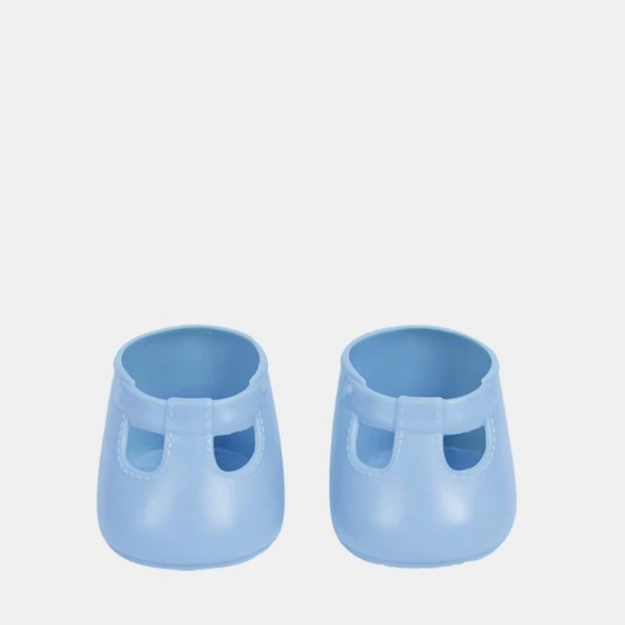 blue doll shoes