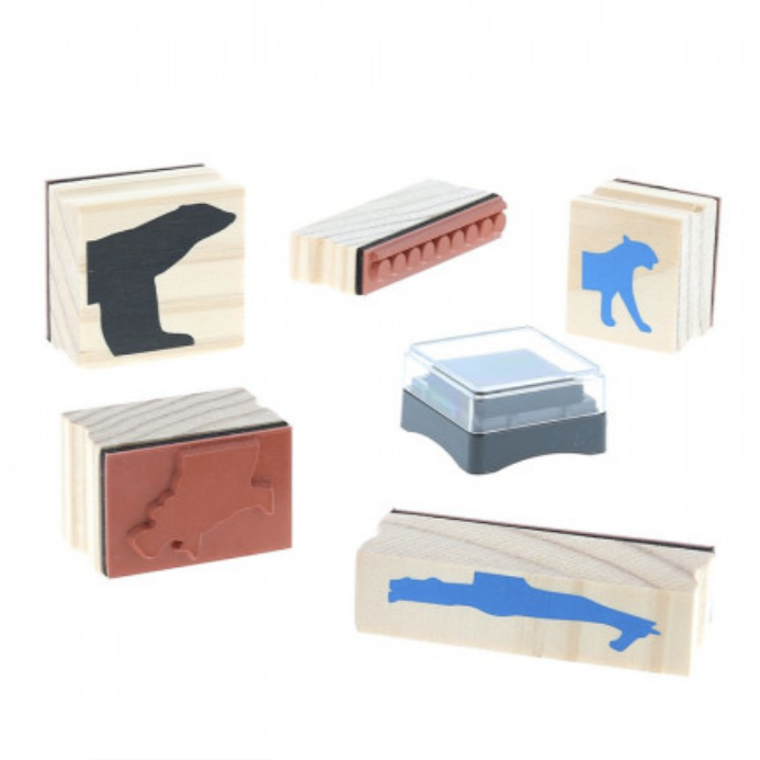 Set of Pompon Printing Stamps