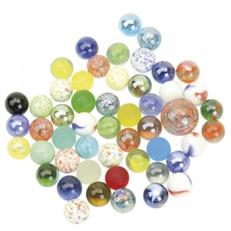 50 Marbles in a Jar
