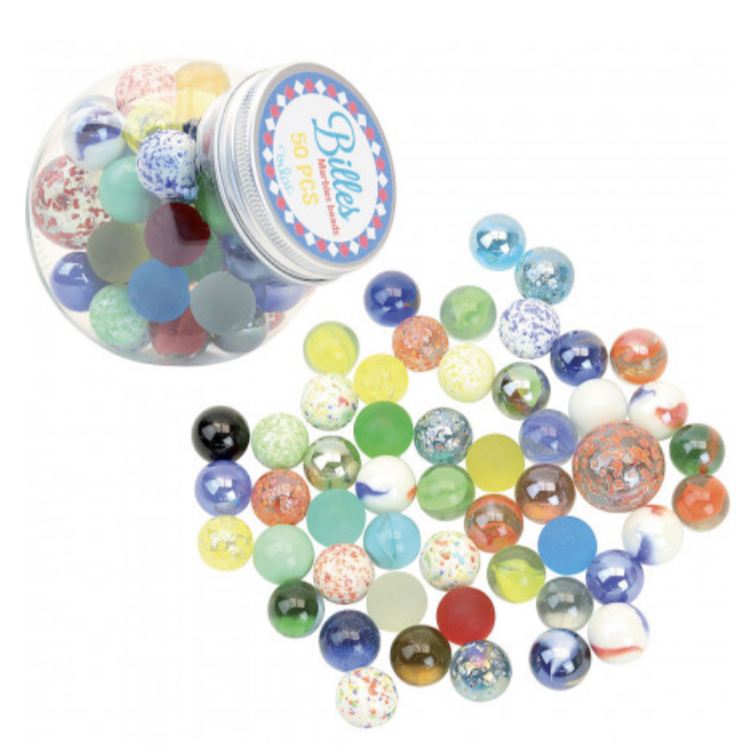 50 Marbles in a Jar