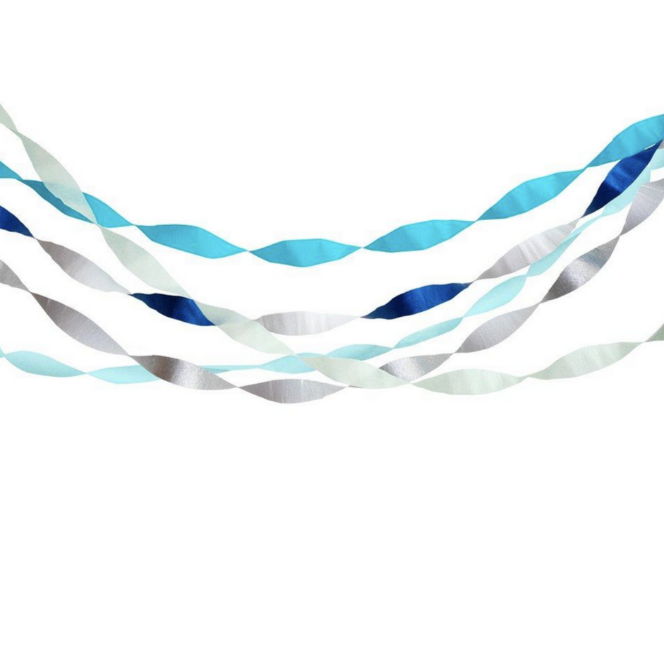 Blue Crepe Paper Streamers (5pk) – TANTRUM
