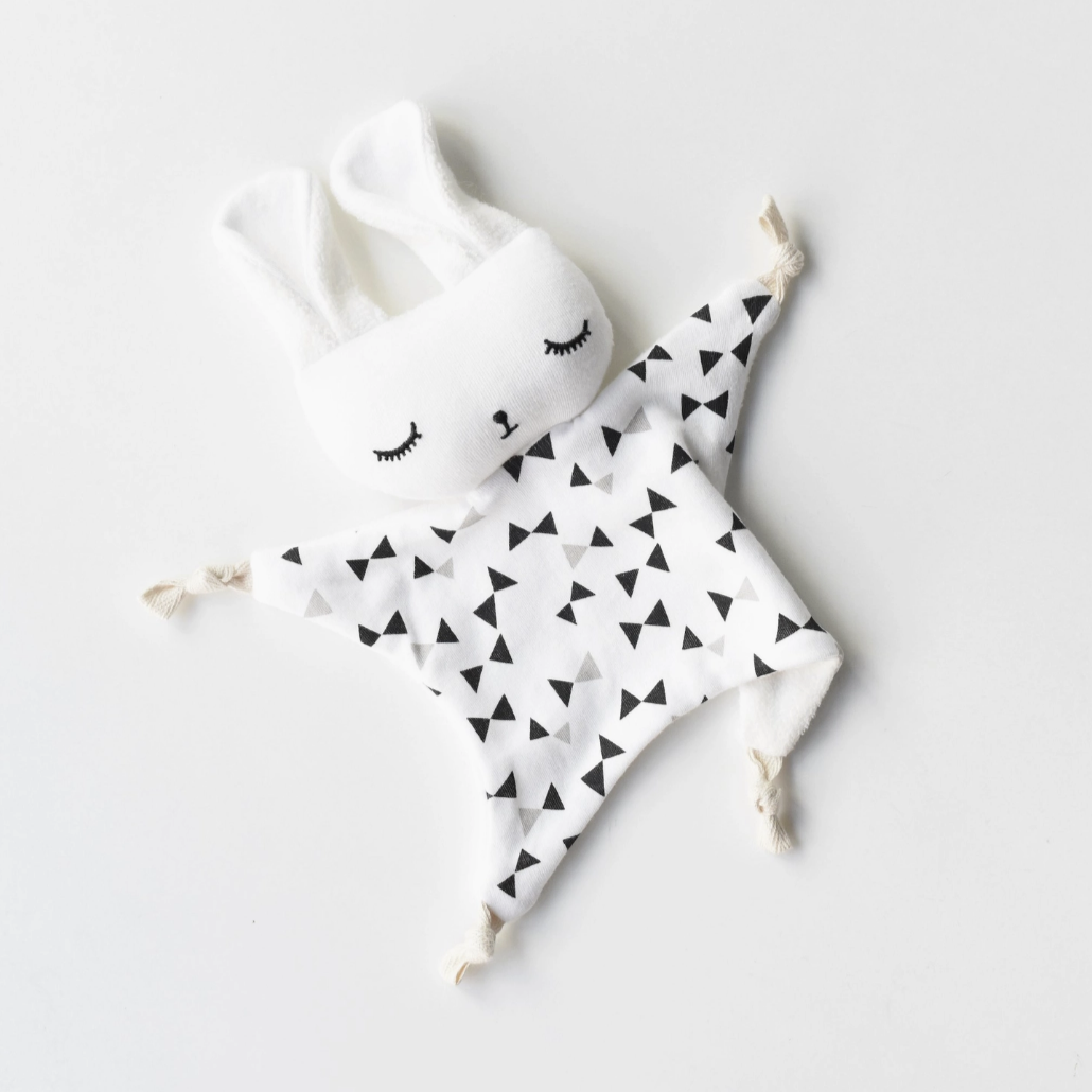 Organic Cuddle Bunny Lovie -bowties