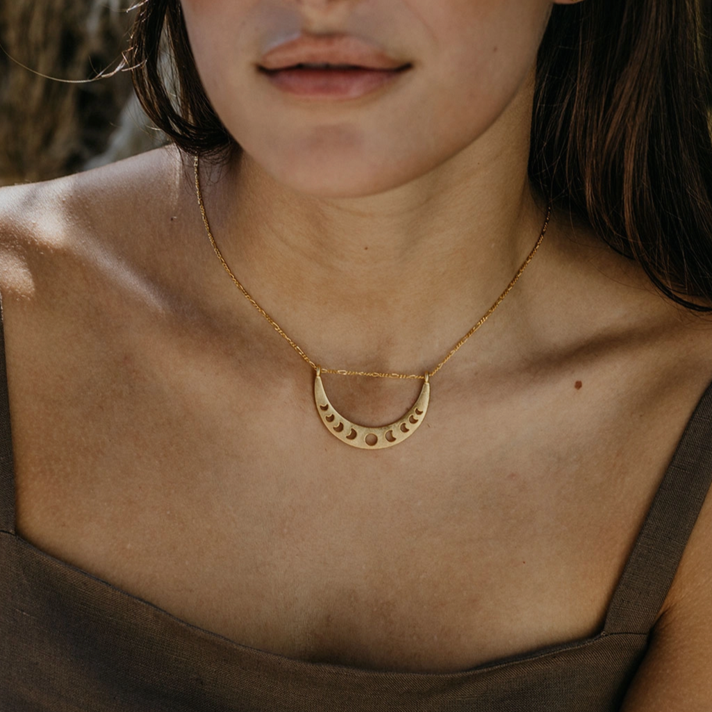 Phases of the Moon Necklace