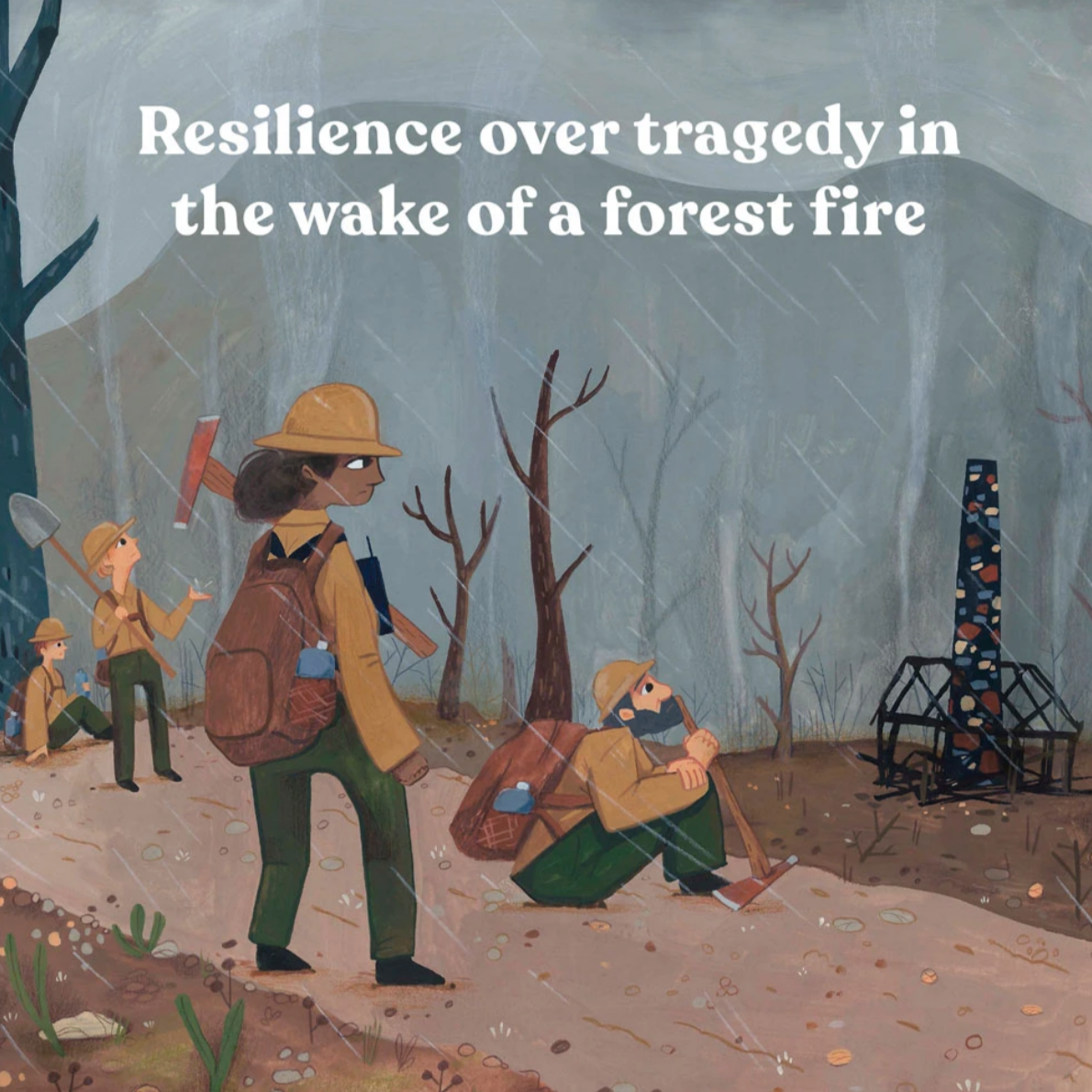 The Fox and the Forest Fire