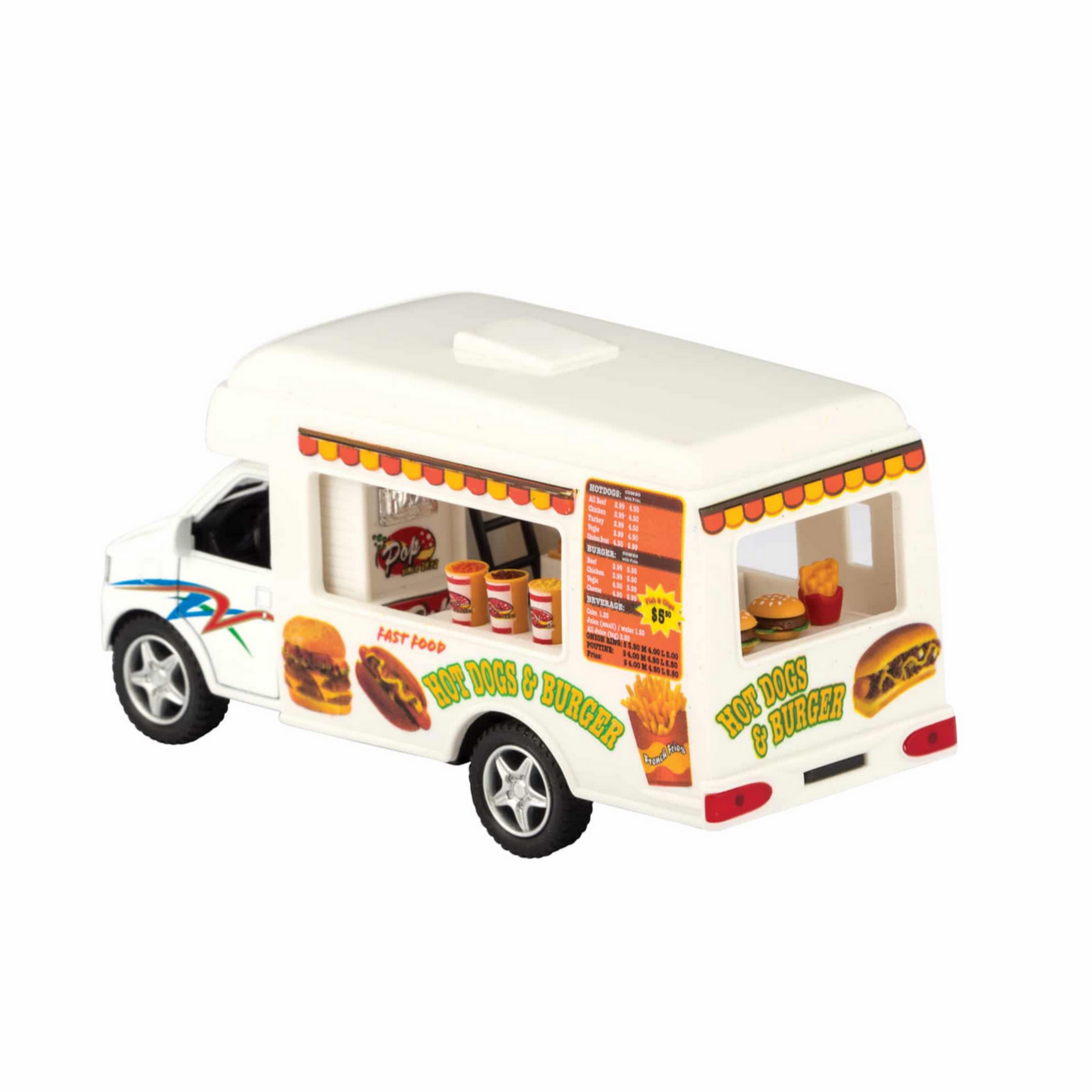 back of fast food truck