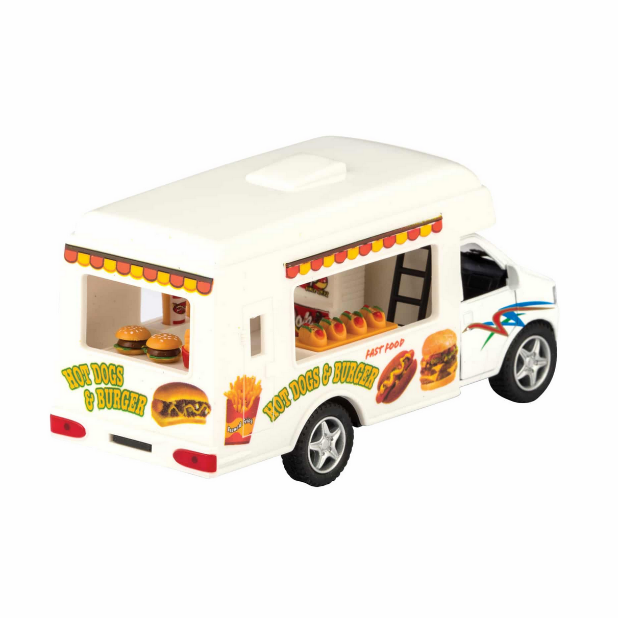 back of fast food truck