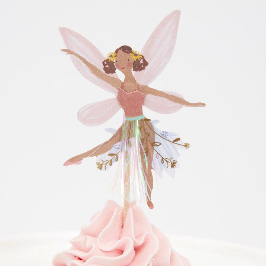 close up of dark skinned fairy